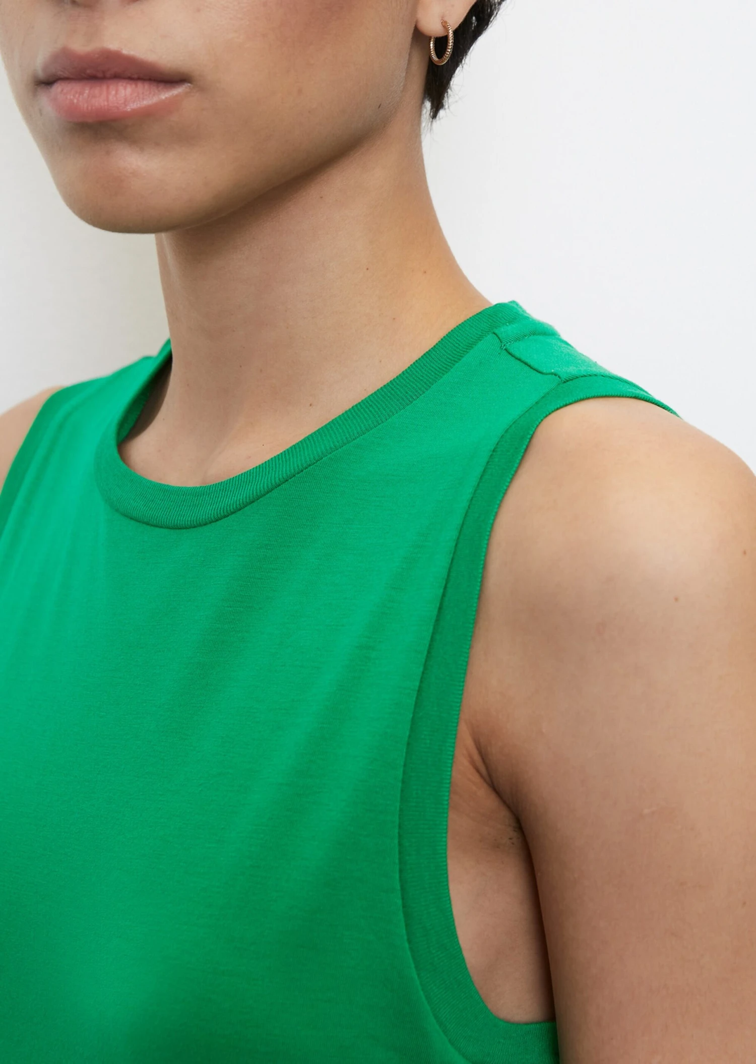 Marc O'Polo Sleeveless Jersey Dress In A Stretchy Modal/organic Cotton Blend 7 Marc O'Polo Sleeveless Jersey Dress In A Stretchy Modal/organic Cotton Blend – Bild 5