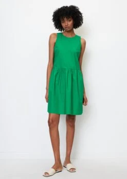Marc O'Polo Sleeveless, Voluminous Poplin Dress Made Of Organic Cotton -FashionLust Verkaufs-Shop e63e8a46898be5b2234cd695da46514f