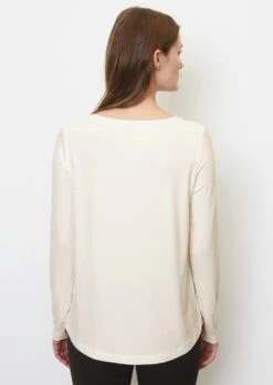 Marc O'Polo Elegant Jersey Long Sleeve Top In A Relaxed Fit From LENZING™ ECOVERO™ -FashionLust Verkaufs-Shop e712e2327bdbd4eff1486367ebda7f14