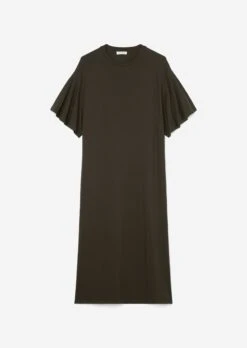 Marc O'Polo Flowing Jersey Dress With Flounce Sleeves Made From An Organic Cotton/modal Blend -FashionLust Verkaufs-Shop e7f1188e1d616a060f1c86ef05bcf53b