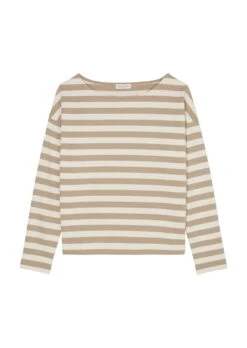 Marc O'Polo Striped Long-sleeved Top Made Of Interlock Jersey -FashionLust Verkaufs-Shop e9edd13ac36f9d53b7ed7589df85c28c