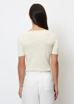 Marc O'Polo Bateau Neck T-shirt In A Slim Fit Made Of Organic Cotton Fabric -FashionLust Verkaufs-Shop ec5a8880d1b67b5bdb5a9e63dedf33ca