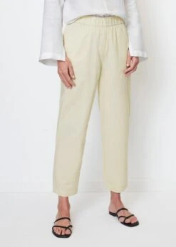 Marc O'Polo Barrel-shaped Trousers With Elasticated Waist Made Of A Cotton/lyocell/linen Blend -FashionLust Verkaufs-Shop ec6ee0cc63a28f70582324038f686e62