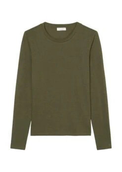 Marc O'Polo Long Sleeve Top With A Round Neckline, Regular Fit Made Of An Organic Cotton And Cupro Blend 18 Marc O'Polo Long Sleeve Top With A Round Neckline, Regular Fit Made Of An Organic Cotton And Cupro Blend -FashionLust Verkaufs-Shop ed190658889e15d23c2542a0380606cf