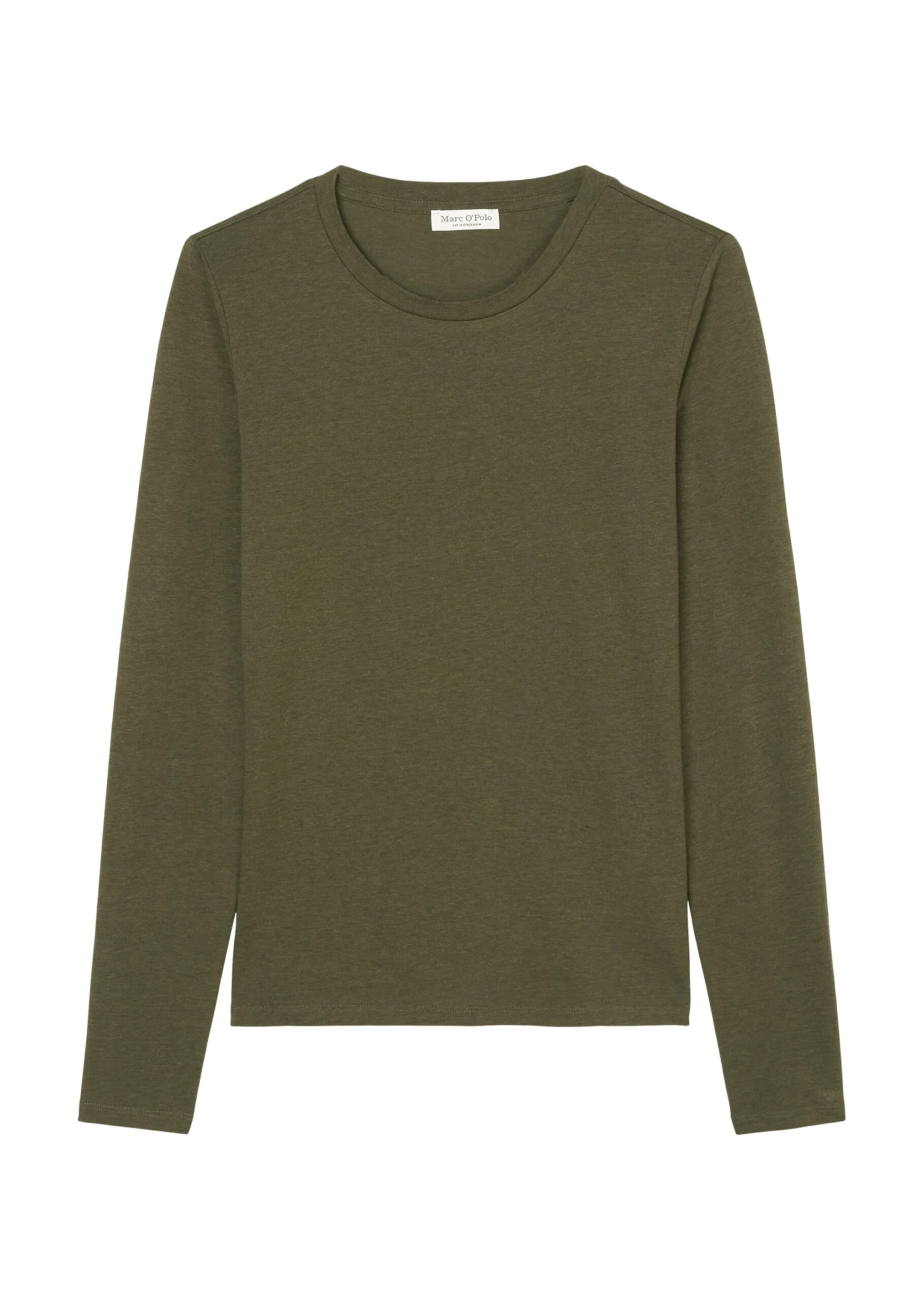 Marc O'Polo Long Sleeve Top With A Round Neckline, Regular Fit Made Of An Organic Cotton And Cupro Blend 10 Marc O'Polo Long Sleeve Top With A Round Neckline, Regular Fit Made Of An Organic Cotton And Cupro Blend – Bild 8
