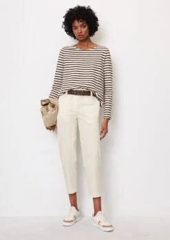 Marc O'Polo Striped Finely Textured Long Sleeve Top In A Regular Fit Made Of Organic Cotton Jersey -FashionLust Verkaufs-Shop ed95dd6272425323f7de32ded2fa4bfc 1