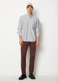 Marc O'Polo STIG Shaped Chinos In Dobby Fabric