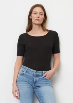 Marc O'Polo Slub Jersey T-shirt, Loose Fit With A Bateau Neckline 13 Marc O'Polo Slub Jersey T-shirt, Loose Fit With A Bateau Neckline -FashionLust Verkaufs-Shop eebc790d8edca9d0d7020ebd280642cf