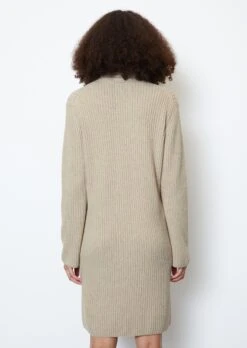 Marc O'Polo Ribbed Knit Dress With Turtleneck Made Of A New Wool And Cotton Blend -FashionLust Verkaufs-Shop efd1bd3979cdb3b63a8ede09bf30f2f4