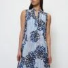 Marc O'Polo Sleeveless Mini Dress With A Floral Print Made Of Crisp Cotton Voile -FashionLust Verkaufs-Shop f0f02a4343bd643d4083ec229d3c2590