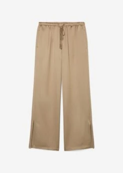 Marc O'Polo Wide Tracksuit Bottoms With Side Slits Made Of An Elegant Viscose/linen Blend -FashionLust Verkaufs-Shop f476b327ea82ae868b9fe32d837ffe02