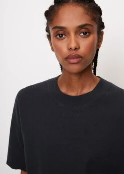 Marc O'Polo Skinny Rib Short-sleeved Knitted Jumper, Relaxed Fit Made Of Pure Organic Cotton -FashionLust Verkaufs-Shop f9afa6cd59c4a2d4e3cdefd33f36022d