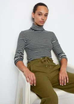 Marc O'Polo Turtleneck Longsleeve Shaped With TENCEL™ Modal
