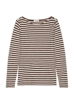Marc O'Polo Striped Long Sleeve Top, Regular Fit In Organic Cotton Slub Jersey -FashionLust Verkaufs-Shop faa183bc9a18b9eb2f58f74811607f20