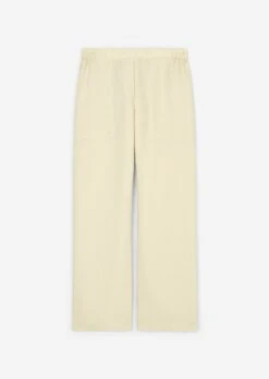 Marc O'Polo Wide Linen Trousers With A Partially Elasticated Waistband -FashionLust Verkaufs-Shop fc1cd9b69d73c31f249bf16e52f00e07