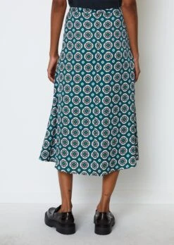 Marc O'Polo Calf Length A Shape Skirt From Printed Viscose Twill -FashionLust Verkaufs-Shop fe55e0644b3db3f9edeb31a5f404c674