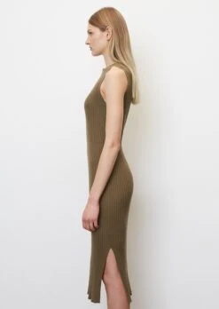 Marc O'Polo Sleeveless Rib Knit Dress In A Slim Fit Made Of Organic Cotton/linen Slub Yarn -FashionLust Verkaufs-Shop ffeaa26be046c5acbcfc2582fd43a5fe